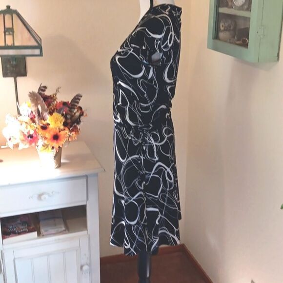 Blu Heaven Wrap Front Dress - Picture 5 of 10